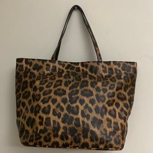 Leopard Print Tote Bag